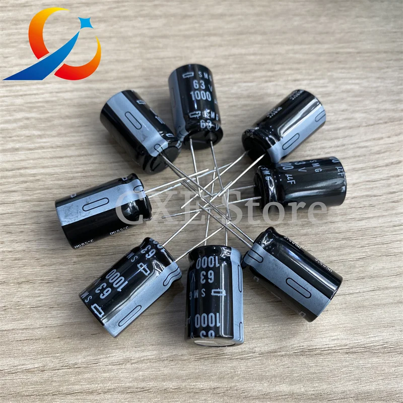 10pcs 63V1000UF NIPPON NCC SMG Series 16*25mm Aluminum Electrolytic Capacitor NIPPON CHEMI CON  ESMG630ELL102ML25S NEW