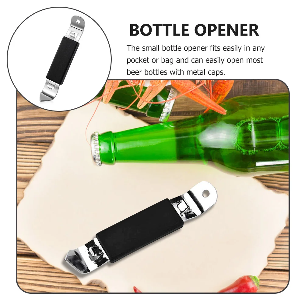 Outdoor Bottle Opener Traveling Beer Fridge Can Multi-functional Opening Tool Stainless Steel for Refrigerator Magnetic