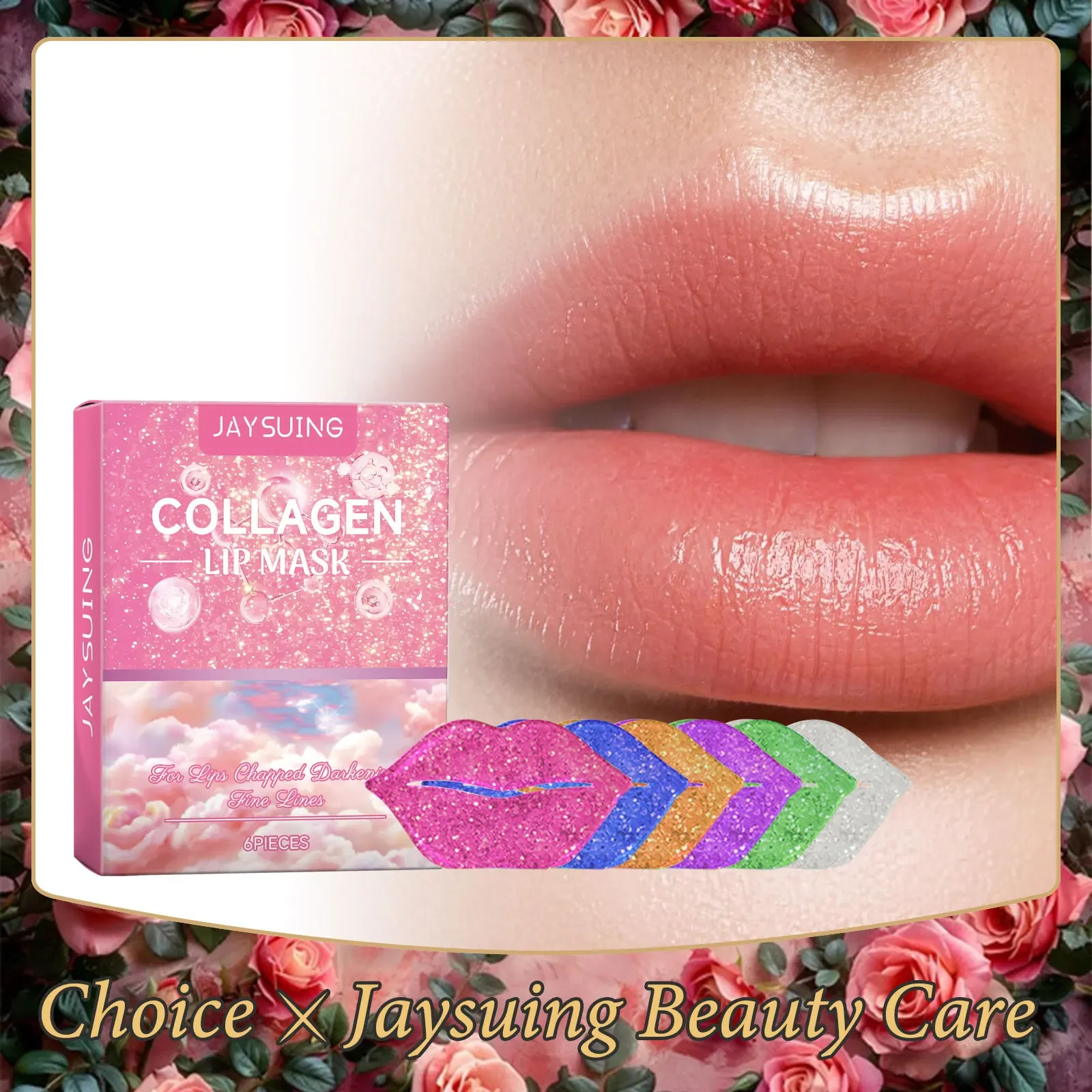 

Fade Fine Lines Lip Mask Sheet Moisturizing Nourishing Removal Dead Skin Dry Anti-Aging Hydrating Gel Pad Lips Care Labial Patch