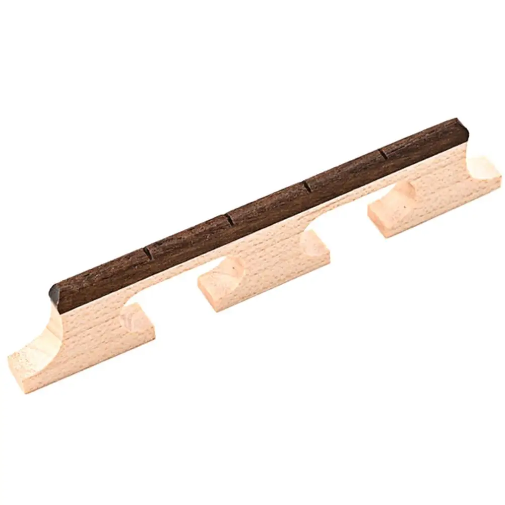 

Durable Saddle Replacement Adjustable Wood Bridge For Banjo Maple Banjo Bridge Rosewood Guitar Parts Accessories