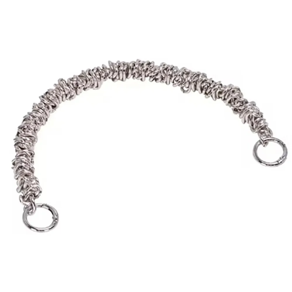 Fashion Exquisite Irregular Handbag Chain Silver Adjustable Crossbody Bag Replacement Decorative Detachable Metal Handle Women