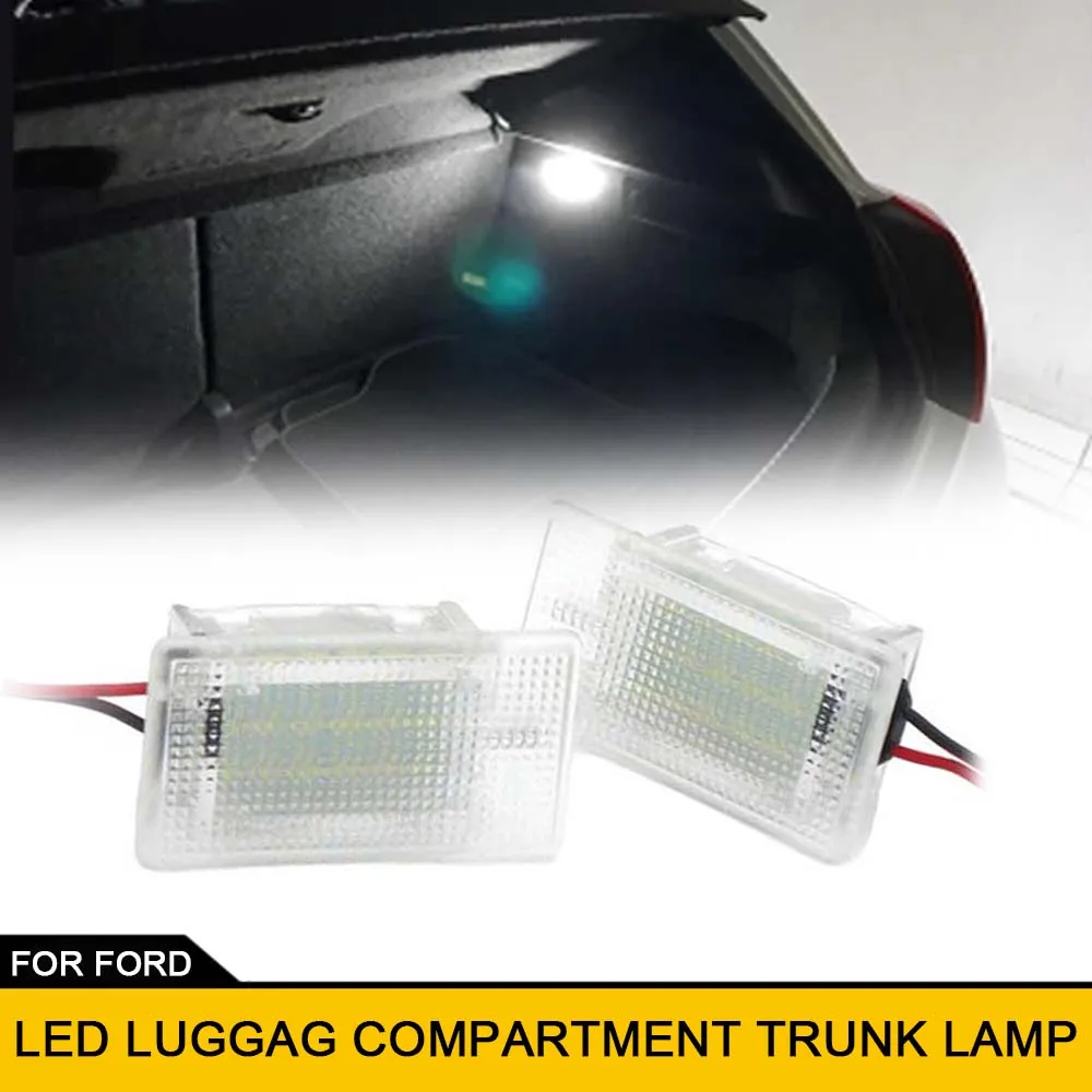 6000K White LED Interior Luggage Compartment Lights For Ford Transit Scorpio Sierra Puma Orion Mondeo Galaxy Fusion Focus Fiesta