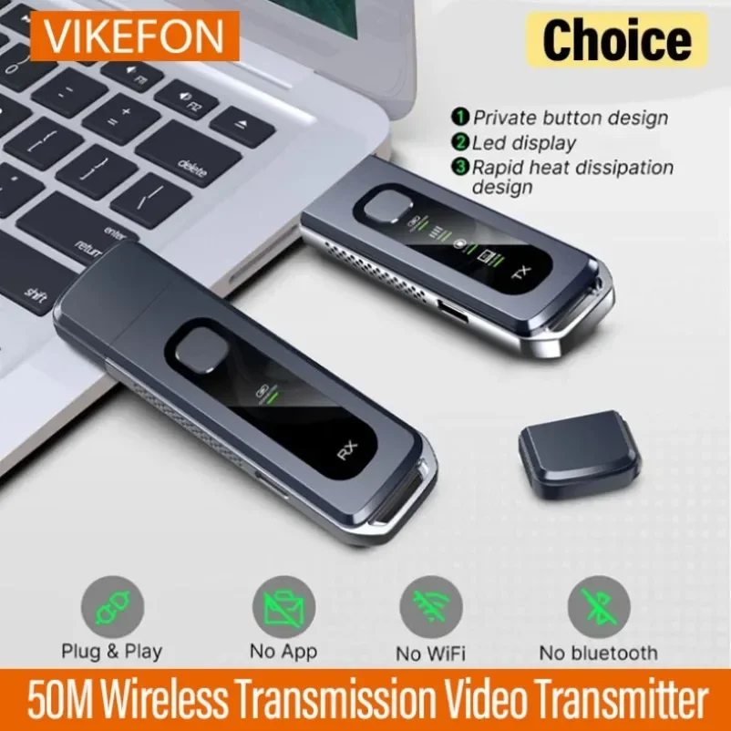 

1080P 50M беспроводной HDMI-совместимый видеопередатчик приемник удлинитель дисплея адаптер ключ для телефона ТВ монитор проектор