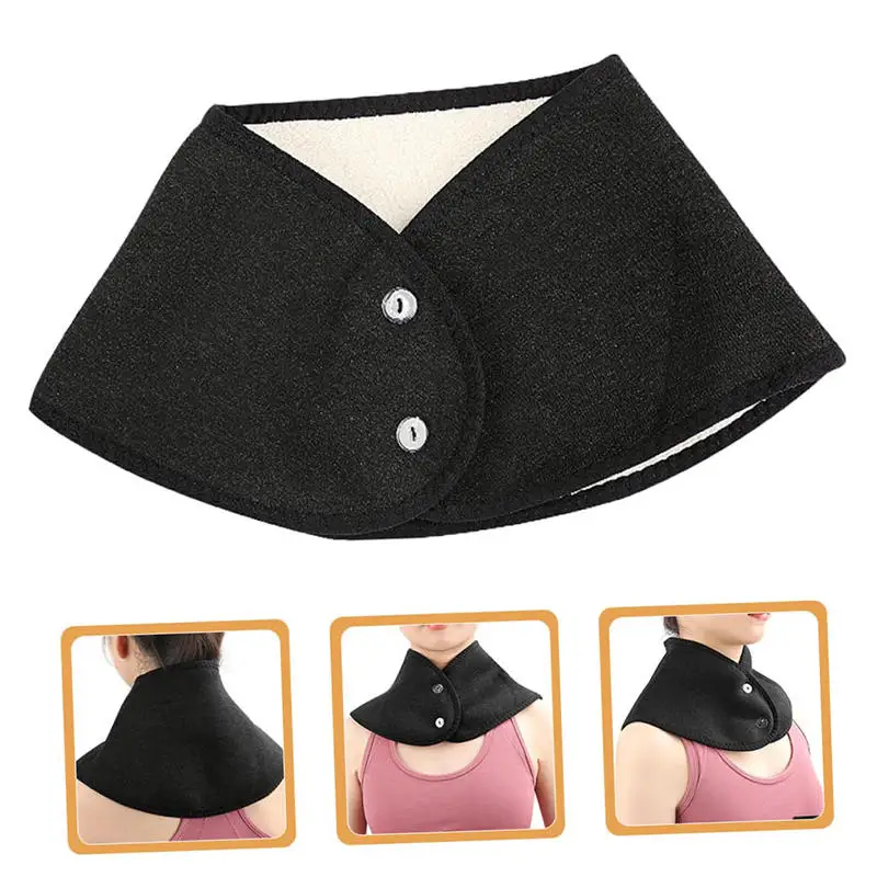 واقي رقبة للسيدات مع ميزات ناعمة ومريحة، تصميم مزدوج الطبقات وسميكة للنساء للحفاظ على وشاح الرقبة الدافئ #3