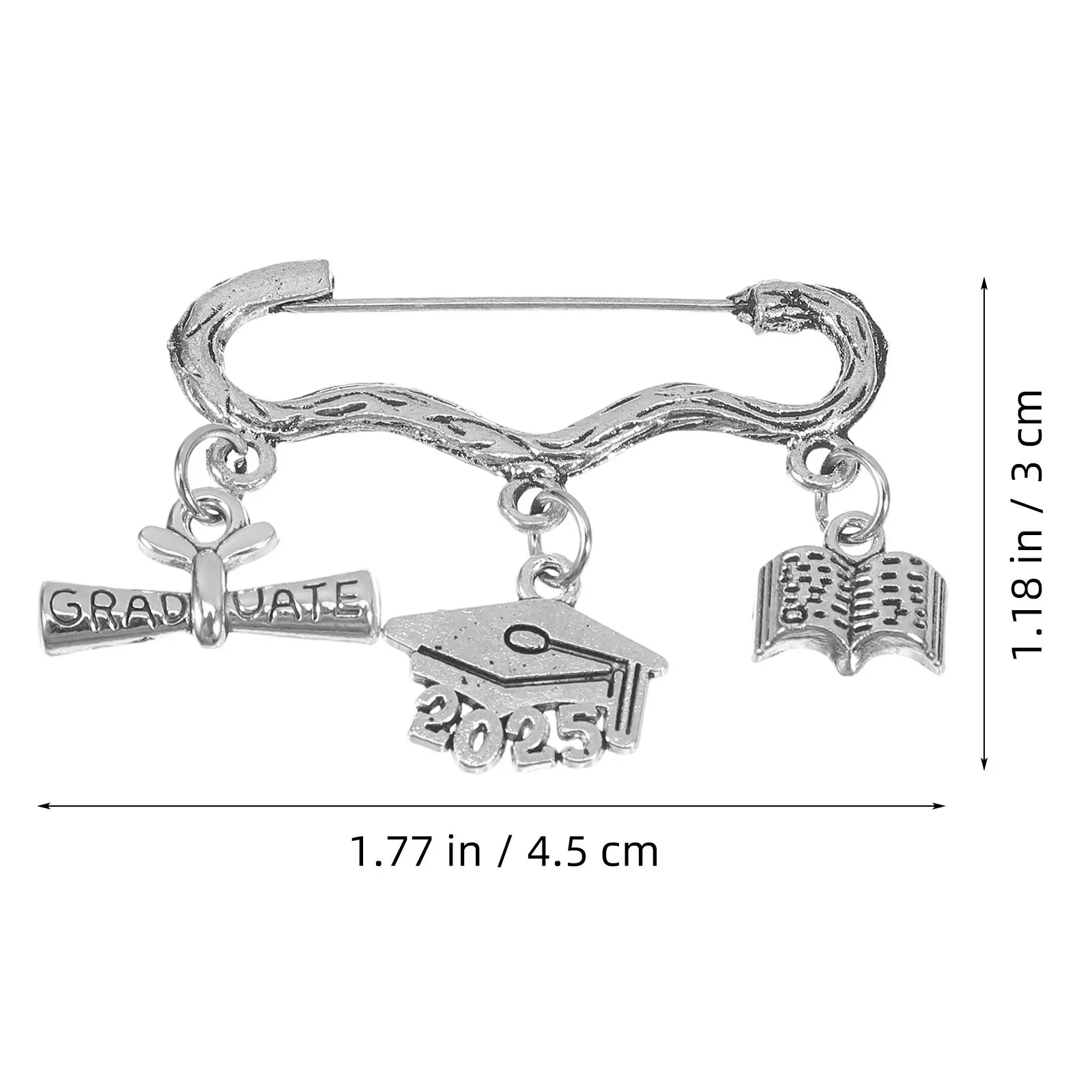 Graduation Commemorative Brooch 2025 Bachelor Cap Badge Pin Backpack Decoration Graduation Season Souvenir Cap Charm
