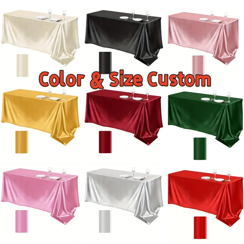 

Solid color conference banquet hotel dining table exhibition advertising tablecloth officetable cloth art rectangular tablecloth