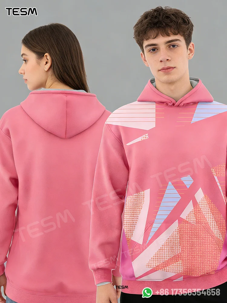 Men 3D Print Fleece Hoodies couple parent-child sweatshirts casual tops  women kids warm outerwear  spring and autumn