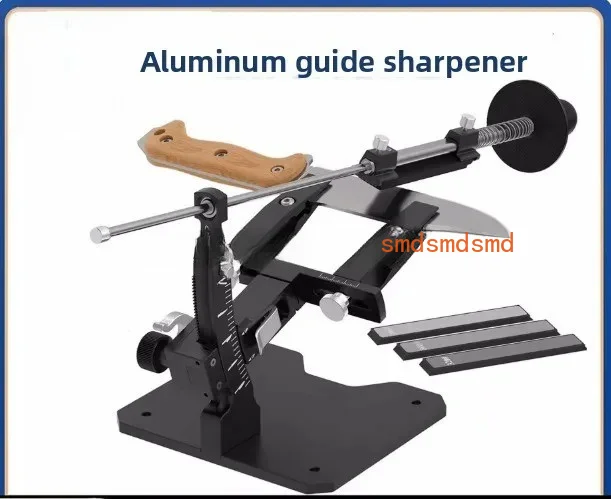 Guide Sharpener System, Aluminum Professional Sharpener Set with 3 Diamond Discs