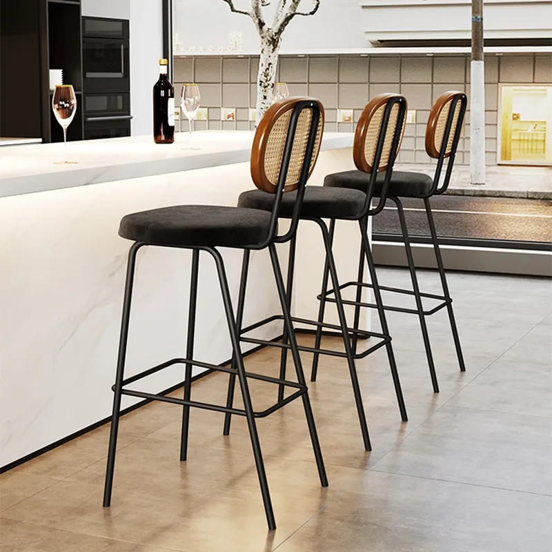 Kitchen Chair Bar Stools Party European Floor Design Bar Stools For Kitchen Reception Cadeira Ergonomica Furniture Decoration