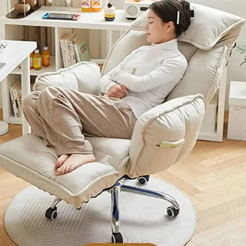 

Офисное кресло-трон Playseat, вращающееся, для макияжа, роскошное офисное кресло, для гостиной, в скандинавском стиле, портативное, мебель для салона