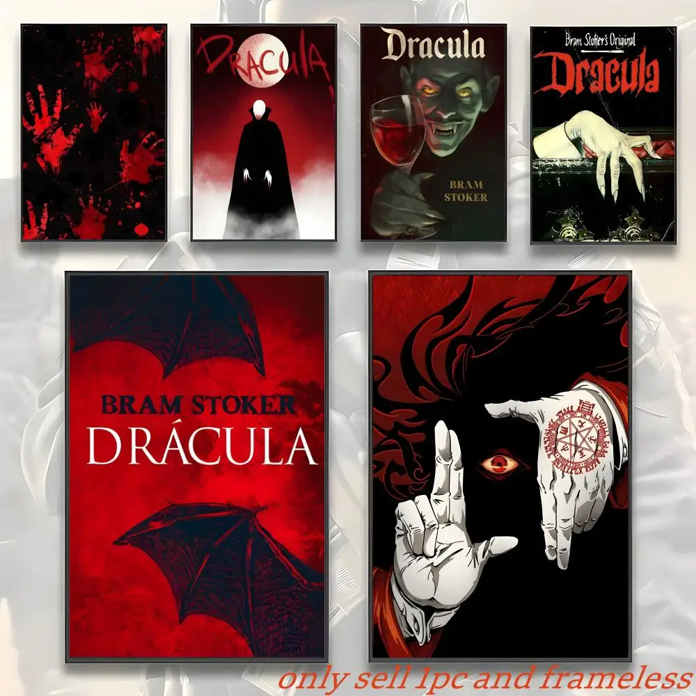Horror Amusement Show Vampire Hand Poster Art with prints Home bedroom living room decoration gift