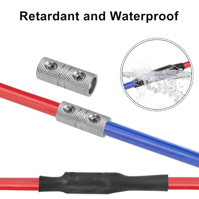 y1ad boats marine 0 gauge wire insles connects حرارة تقلص موصلات الأنابيب #6