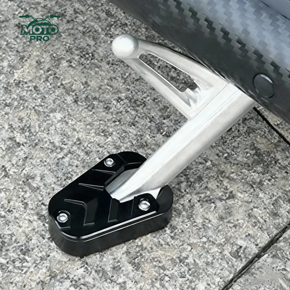 

For Benda Chinchilla 500 V2 2024 2025 2026 Motorcycle Accessories Kickstand Extension Foot Side Stand Enlarger Plate Pad Parts