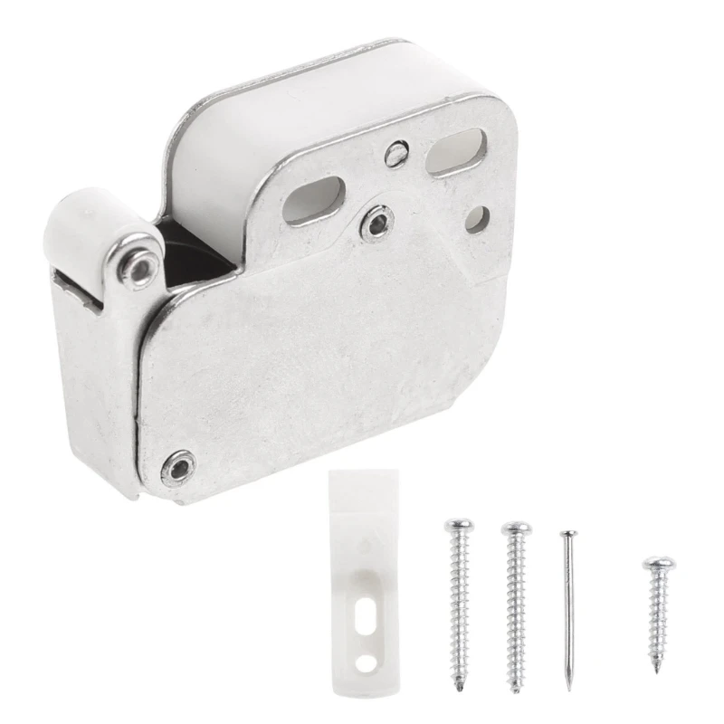 Mini Push Catch Latch Cabinets Anti-Theft Safety Cupboard Doors With Cross Keys D02 20 Dropship