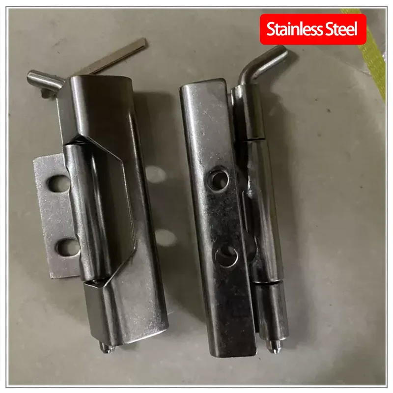 

3pcs Stainless Steel Welded Concealed Hinges for Industrial Electrical Machinery Equipment Cabinets Detachable Cabinet Hardware