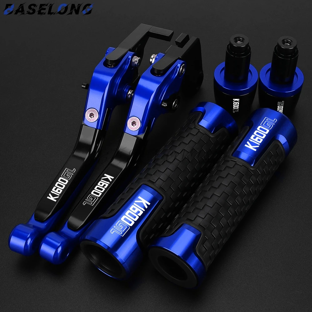 

For BMW K1600GTL K 1600GTL K1600 GTL 2011 2012 2013 2014-2016 Motorcycle Adjustable Clutch Brake Levers Handle Bar End Grips Cap