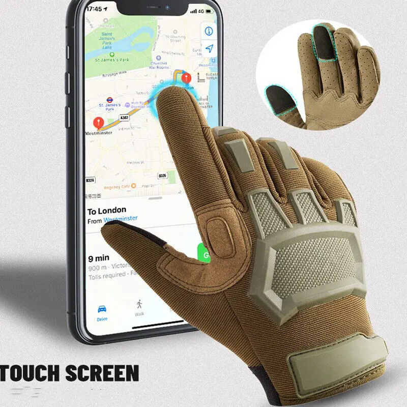 남성용 사이클링 스포츠 장갑 피트니스 터치스크린 장갑 미끄럼 방지 전술 장갑