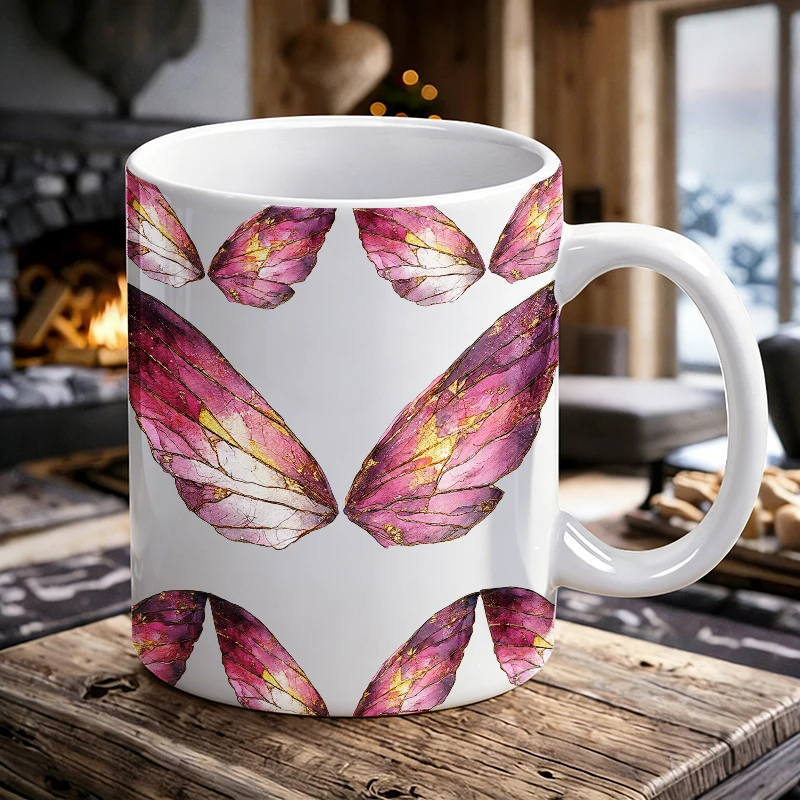 

cartoon, ceramic cup，suitable as a gift.