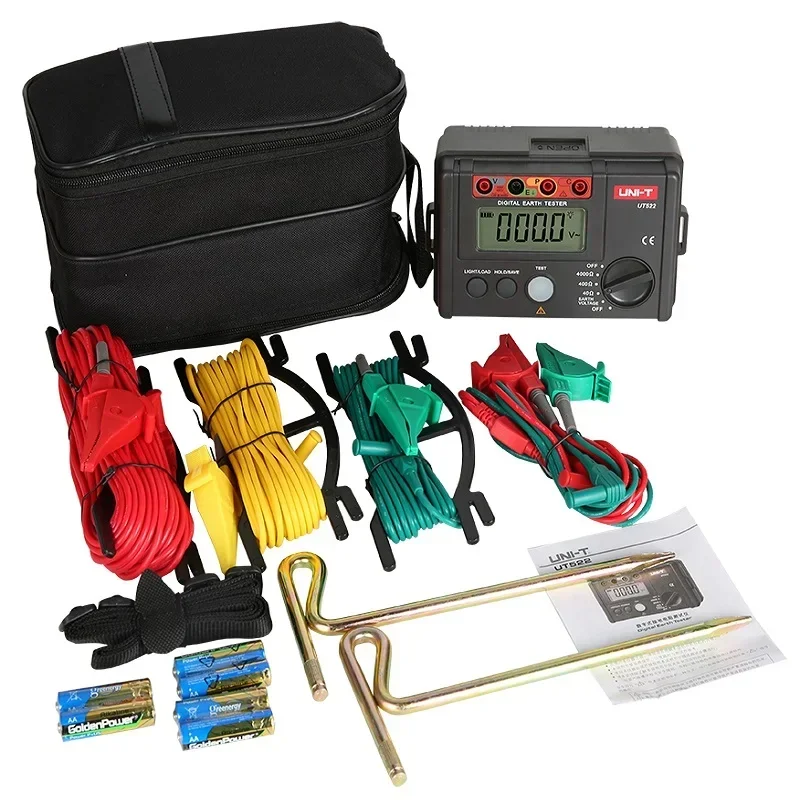 

2025 hot sale UT522 Digital Earth Ground Resistance Tester AC Earth Insulation Resistance Tester