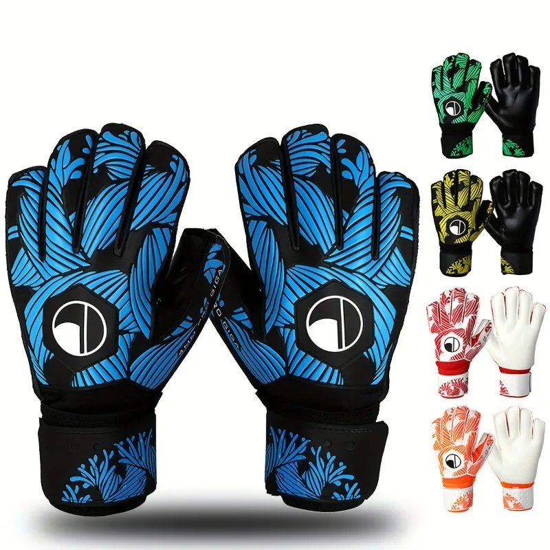 

Durable Soccer Gloves, Youth & Adult Goalkeeper Gloves, with Strong Grip &Comfortable Fit for Training or Matches