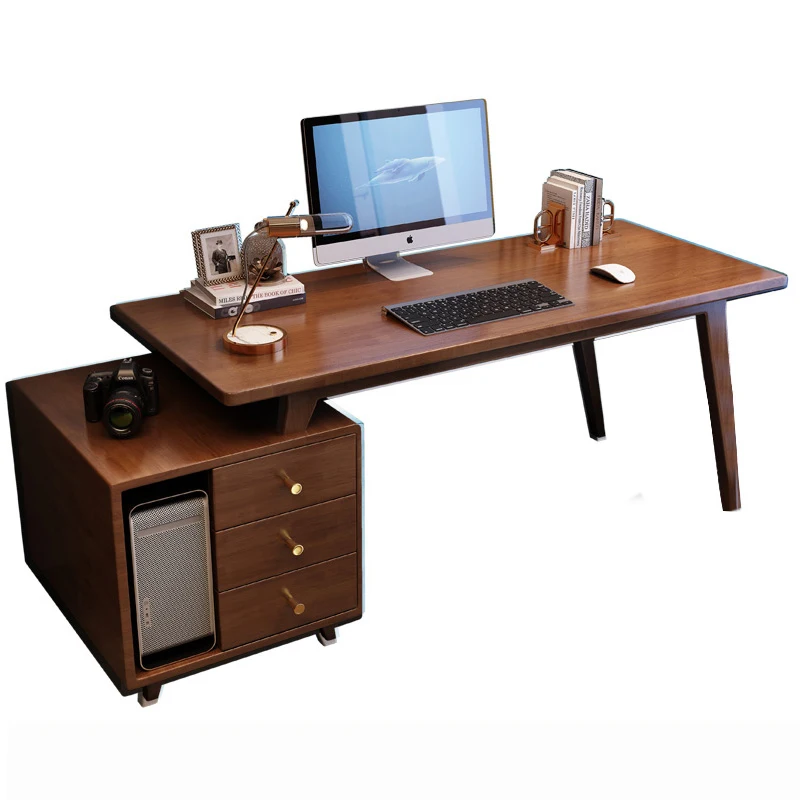 Portable Standing Computer Desk com gaveta auxiliar, Student Reading Desk, Office Furniture