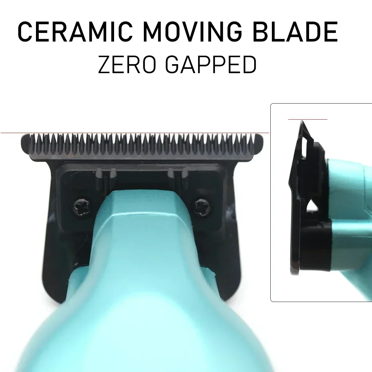 ماكينة تشطيب شفرة WMARK NG-317 الاحترافية بدون فجوة DLC مع شاحن قاعدة للرجال ماكينة تشذيب الشعر الدقيقة