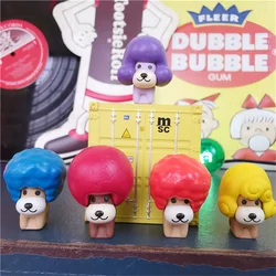 Mini perro Afro de dibujos animados de 1-3cm, figura Ken, juguete para niños, modelo de colección de PVC