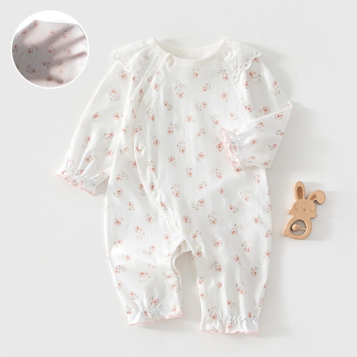 New Arrival Baby Girl Summer Breathable Romper 0-18M Kid Pure Cotton Lightweight Cool One-piece Infant Princess Stylish Onesie