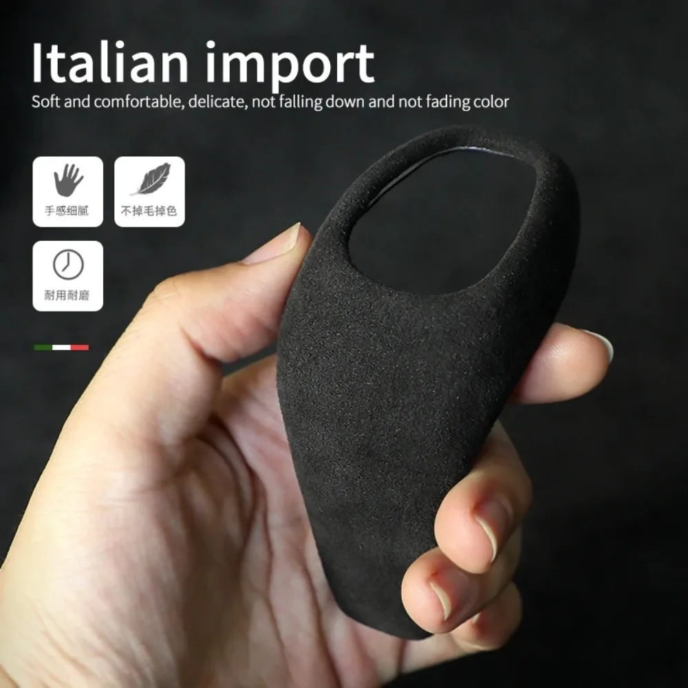 Car Wrap Gear Shift Knob Cover Case Accessories Italy Super Suede For BMW X1 X2 F47 F48 F49 F39 16-19 2 Series Wagon F45 F46