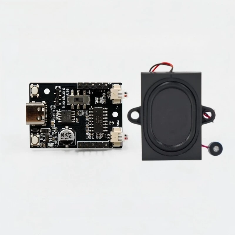 CSK5062 Development Board Kit Offline AI Voice Recognition Module, Support Chinese & English Command Words, Custom Voice Speaker