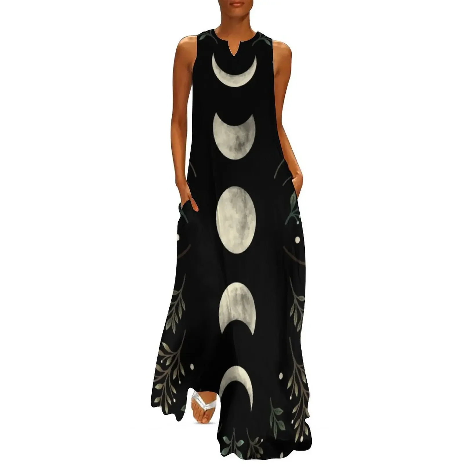 

Moonlit Garden-Olive Green Long Dress women's clothing summer 2025 novelties prom dress Dress women Dresses