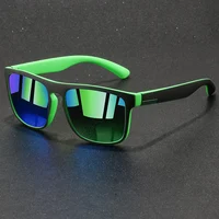Fashion Vintage Square Sports Sunglasses Men Women Fishing Driving For Man Brand Designer Sun Glasses 6