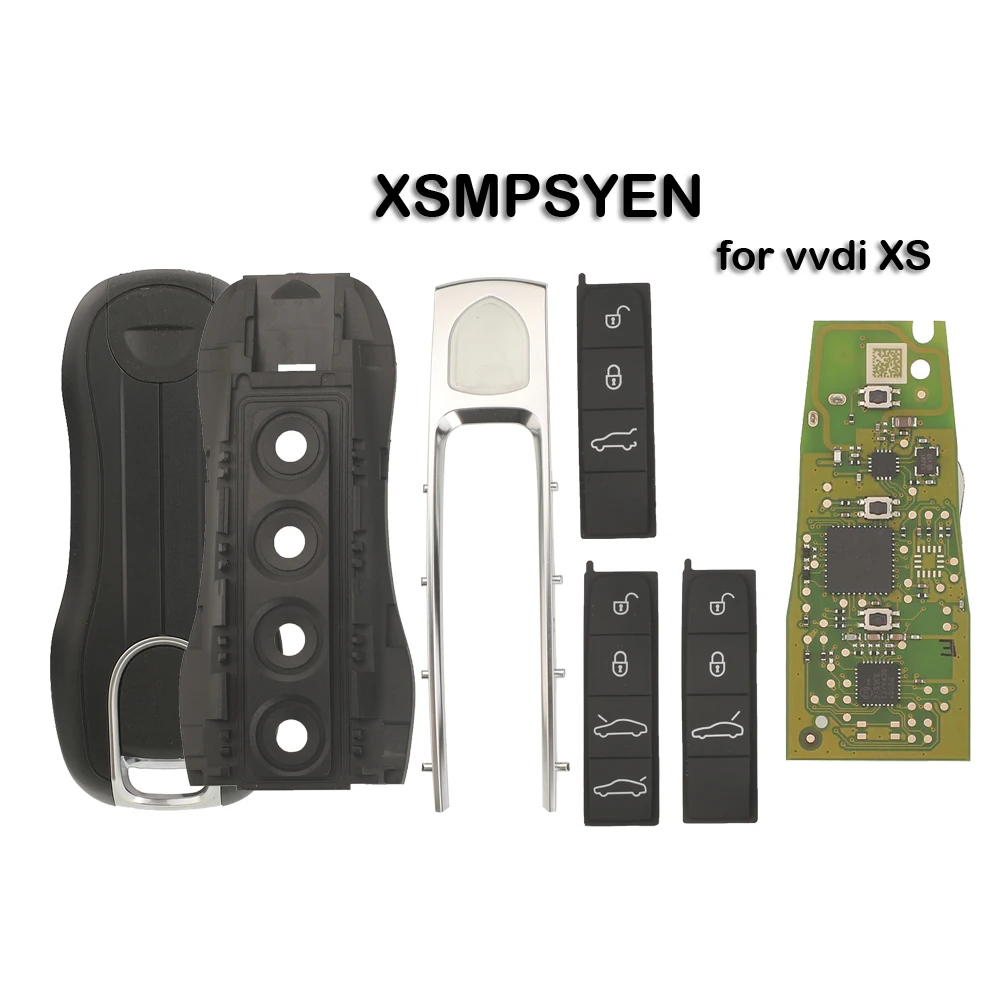 jingyuqin Xhorse XSMPSYEN Smart Key Universary 5M 49 CHIP Remote For Porsche MLB Cayenne Panamera Taycan Macann 718 991 HU162T