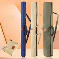 Bolsa de lona amarilla para caña de pescar, bolsa ligera de almacenamiento para aparejos de pesca, bolsa para paraguas, bolsa para aparejos de pesca de gran capacidad, 1 Uds.