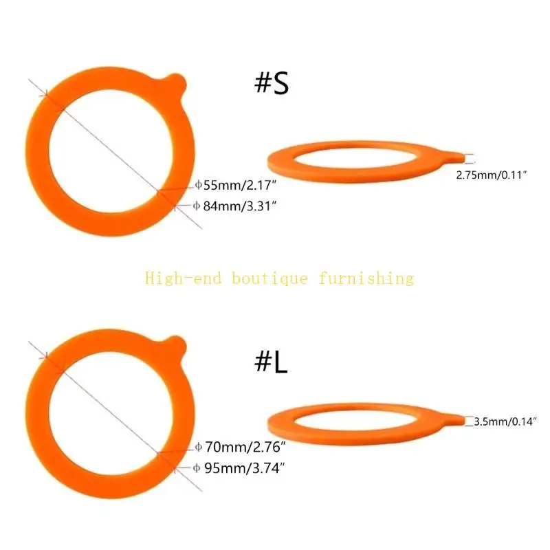L9NB ختم سيليكون فريد من سيليكون ختم الحشوات O حلقات O-RINGS لأكواب السفر