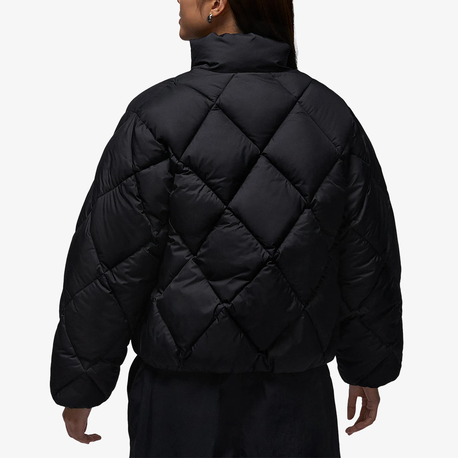 Nike genuine JORDAN women's water repellent standing collar sports casual cotton jacket HV0418-010