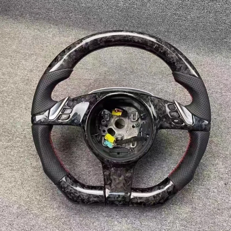Sports Carbon Fiber Steering Wheel for Porsche 718 911 918 Spyder CARRERA GT Cayenne GT2RS MACAN Panamera TAYCAN Turbo 4S view 5