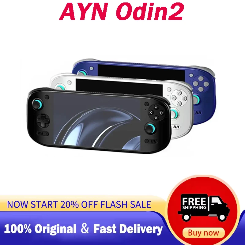 Original AYN Odin2 Portal Game Console 1920*1080 OLED Screen 8000mAh 7" 120HZ SnapDragon 8GEN2 Handheld Game Console Custom Gift