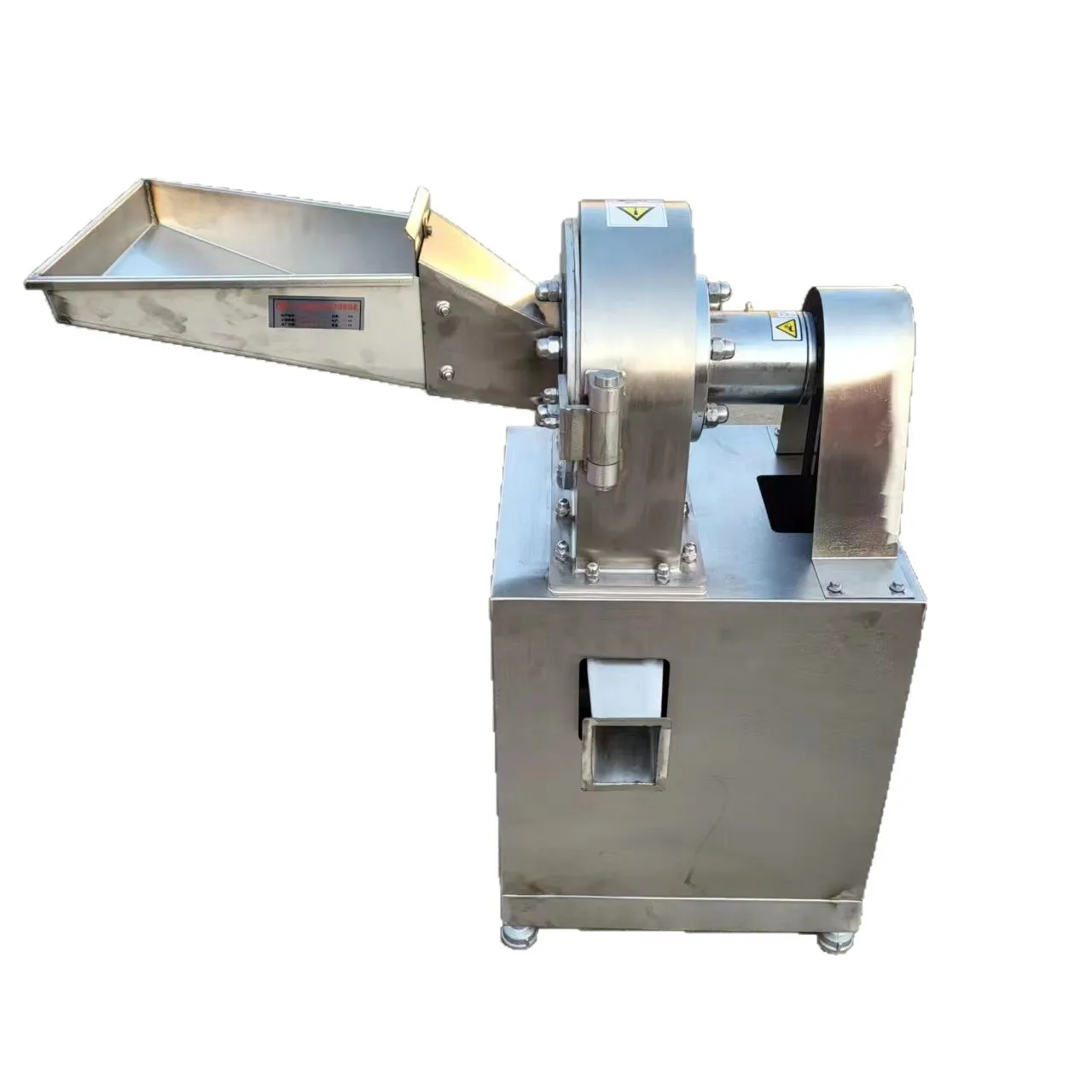 Stainless Steel Disc Mill Grinder For Grain Food Chemical Material Spice Processing