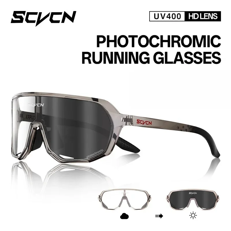 AliExpress SCVCN Cycling Glasses Photochromic Mens Sunglasses for Mountain Bike Road Bicycle Eyewear Cycle Goggles Sports UV400 MTB