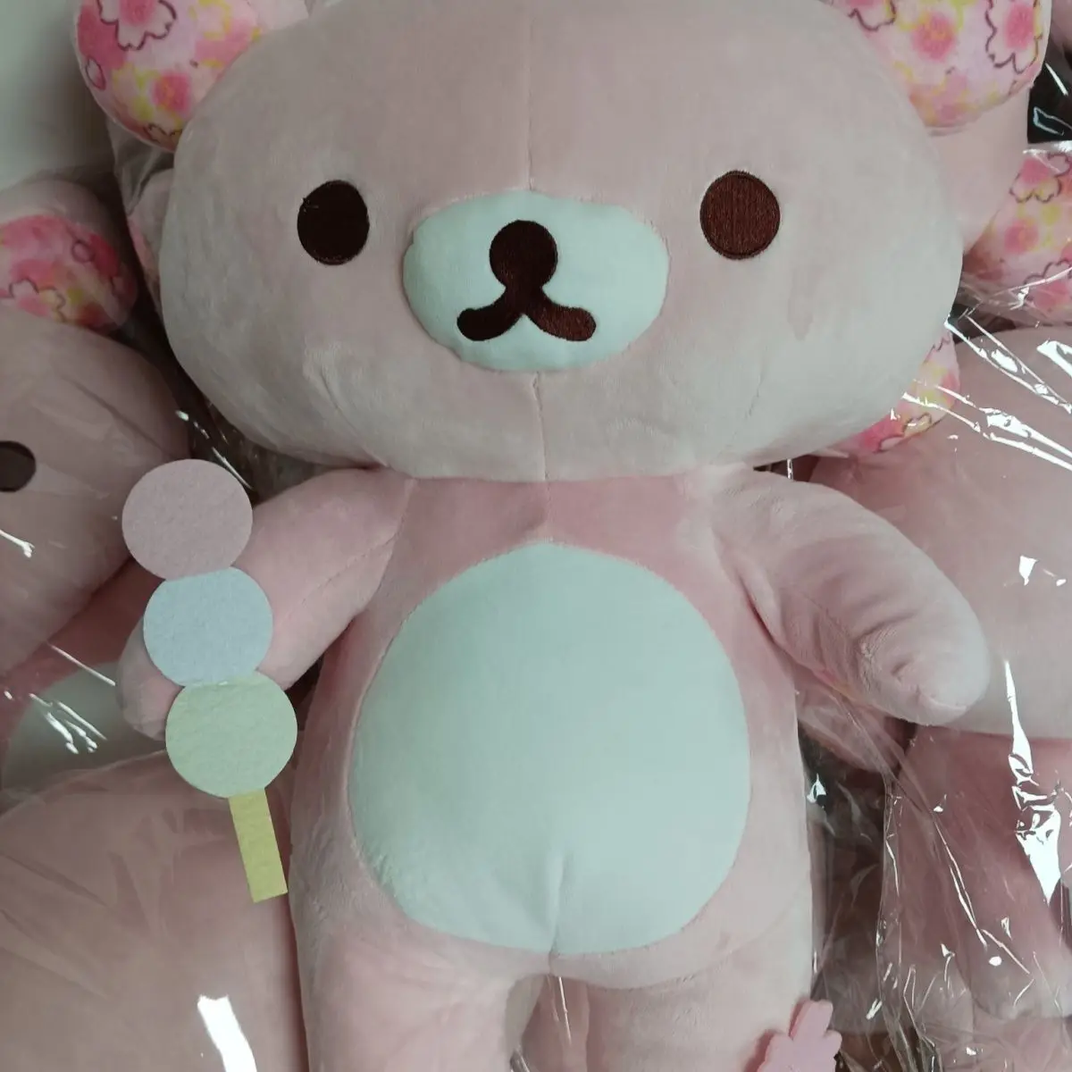 

50cm Kawaii Rilakkuma Plush Doll Anime Cartoon Cute Student Dorm Large Size Hug Bear Girlfriend Birthday Gifts for Girls Toys