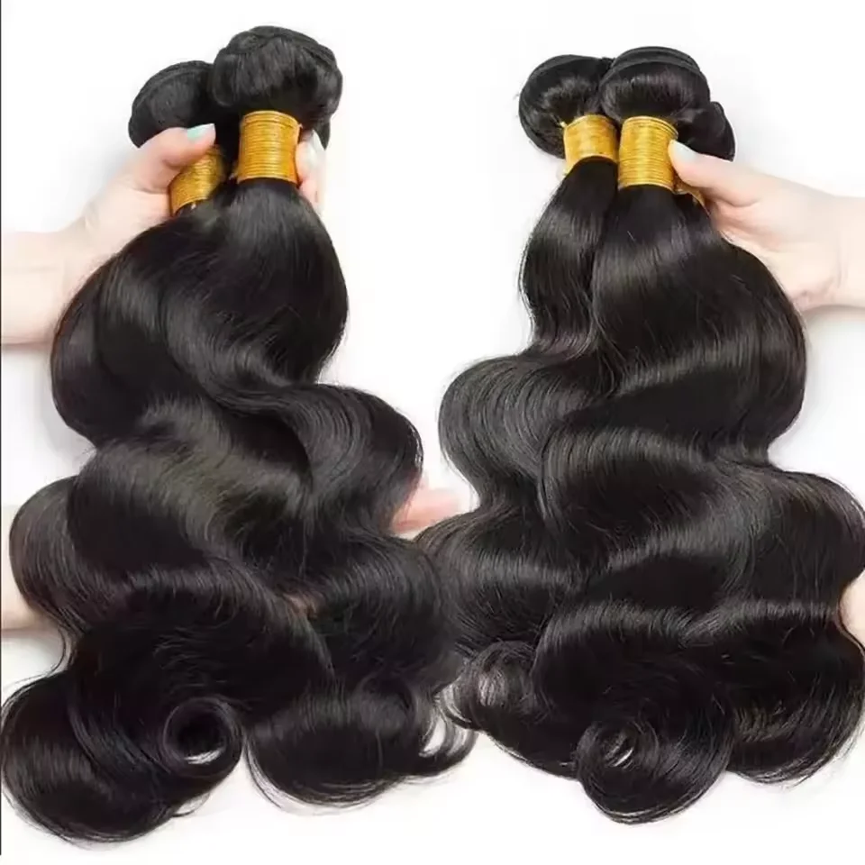 Mechones de ondas corporales, extensiones de cabello humano, 36, 38, 40 pulgadas, mechones de ondas corporales, cabello humano, mechones de cabello brasileño