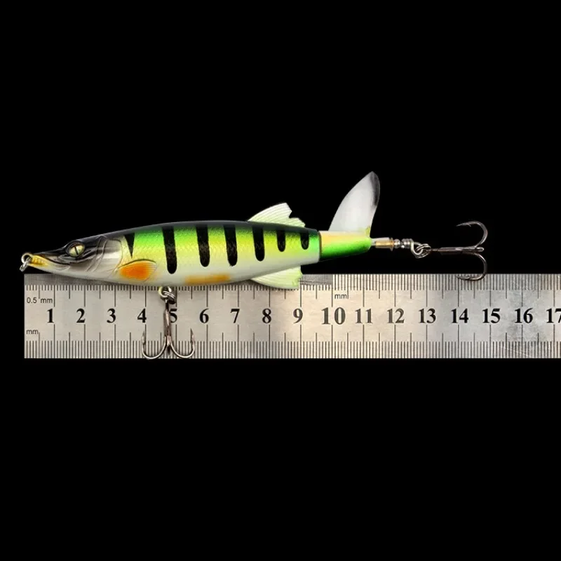 1PC Propeller Spin Bait Lures Surface Tractor Loyal Bait Imitation Hard Bait Road Runner Bait Squid Hooks Bait  Fishing Lures