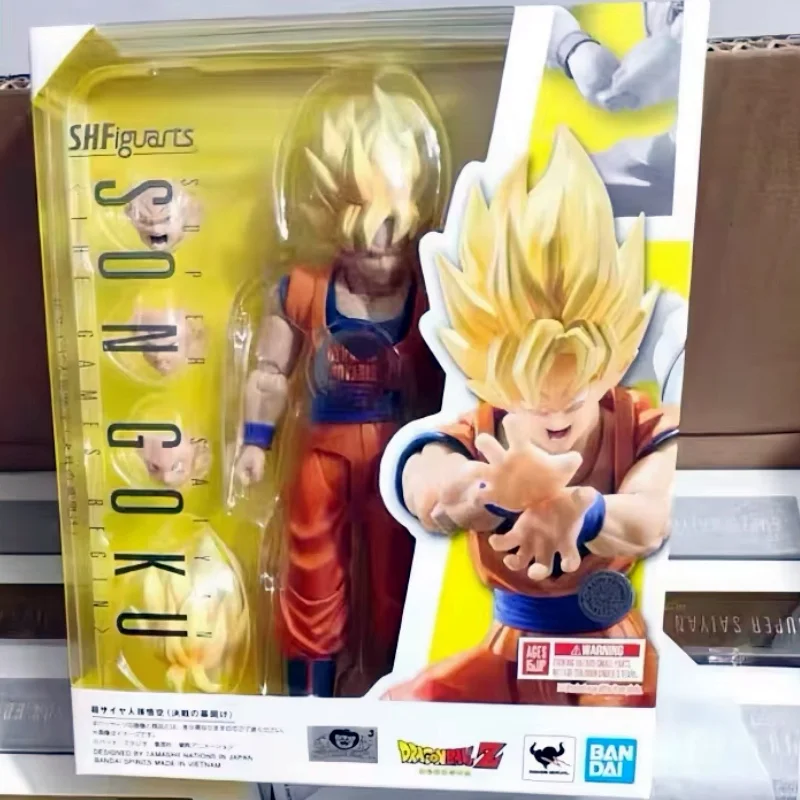 

In Stock 100% Origina Bandai S.H.Figuarts Shf Dragon Ball Z Super Saiyan Son Goku 3.0 The Beginning Of The Decisive Battle Toys