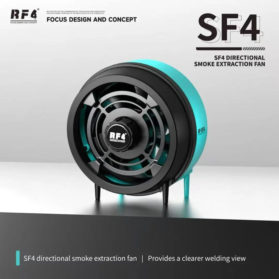 RF4 SF4 Mobile Phone Repair Welding Desktop Directional Smoking Fan Welding Motherboard Chip IC Smoking Exhaust Fan view 5