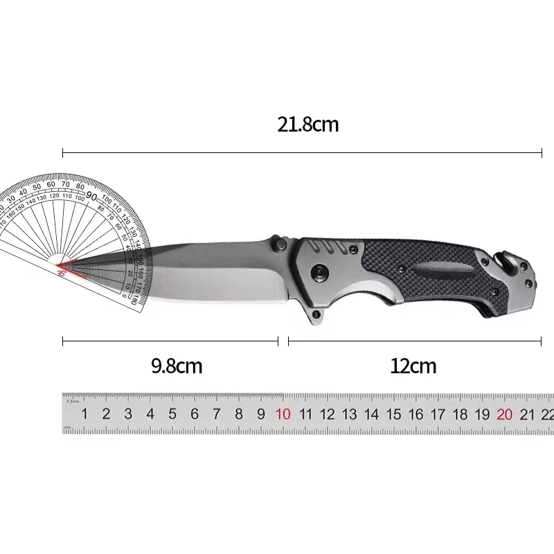 Stainless Steel Outdoor Mini Folding Knife High Hardness Folding Knife Multi-purpose Camping Survival Knife