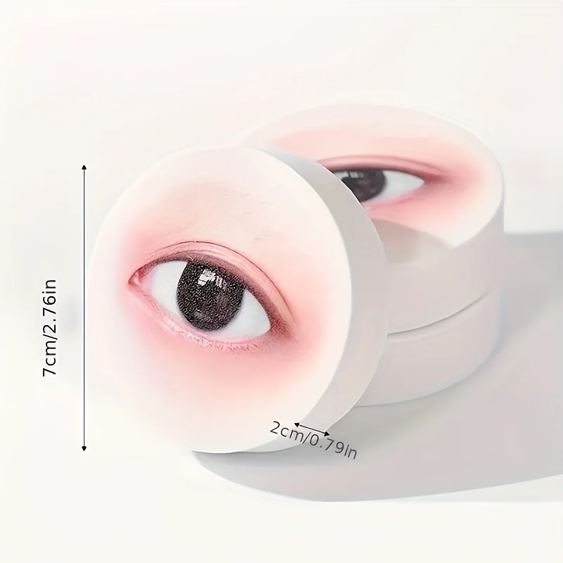 Placa de práctica de injerto de pestañas, modelo de ojo simulado, herramienta práctica de injerto de pestañas, esponjas de práctica para extensiones de pestañas, 3 uds.