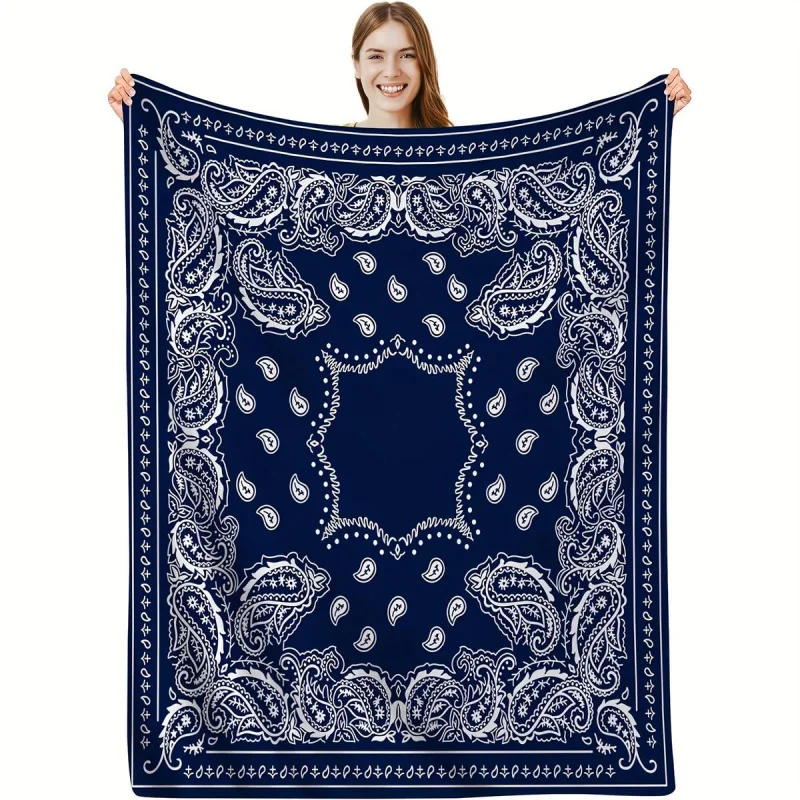 

темно-синее фланелевое одеяло, плед для обеденного перерыва, покрывало для дивана