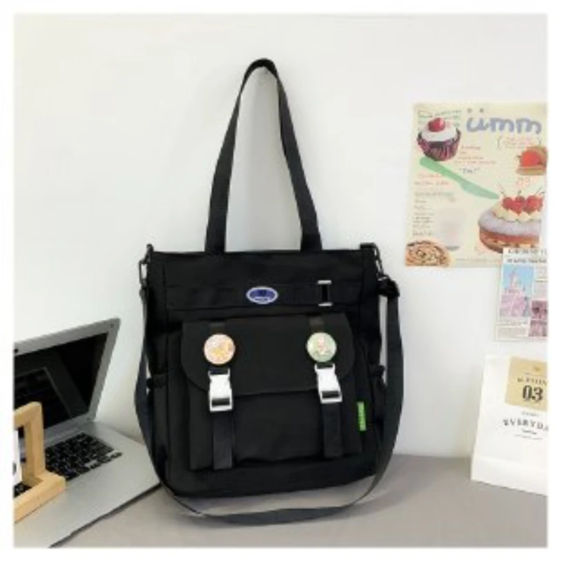 Canvas New Shoulder Bags Zipper Casual  Women's Bags on Sale 2024 High Quality Patchwork High Capacity Student  Bolsas De Hombro