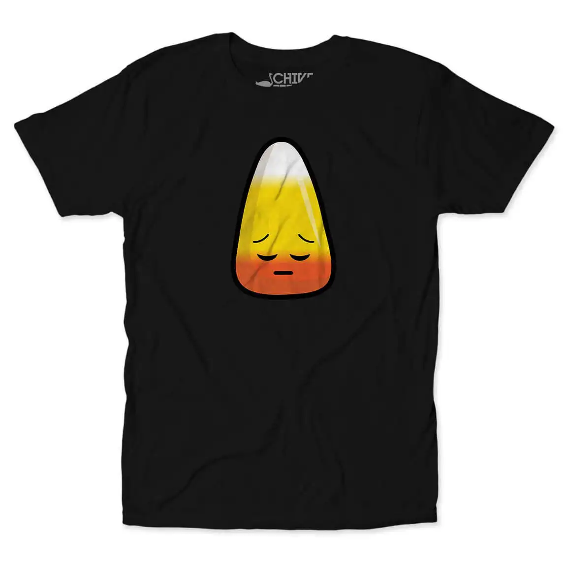 theCHIVE Sad Candy Corn Funny Halloween T-Shirt